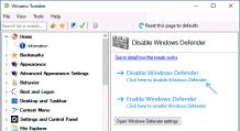 Mengaktifkan dan menonaktifkan Windows Defender Cara menonaktifkan sistem perlindungan Windows 10